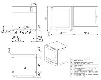 Конвекционная печь Smeg ALFA 625 E1HDS